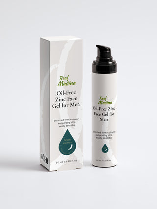 Oil-Free Zinc Face Gel for Men